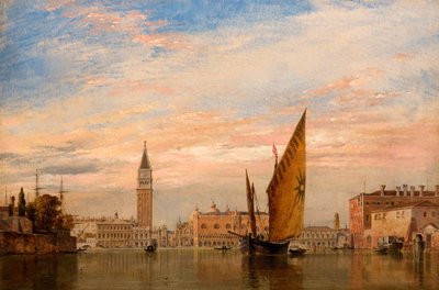 On the Grand Canal in Venice by Edward William Cooke
